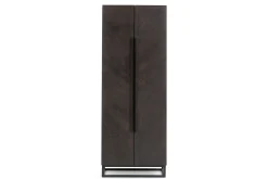 Lana, Armoire, Brun Fonce, 2 Portes