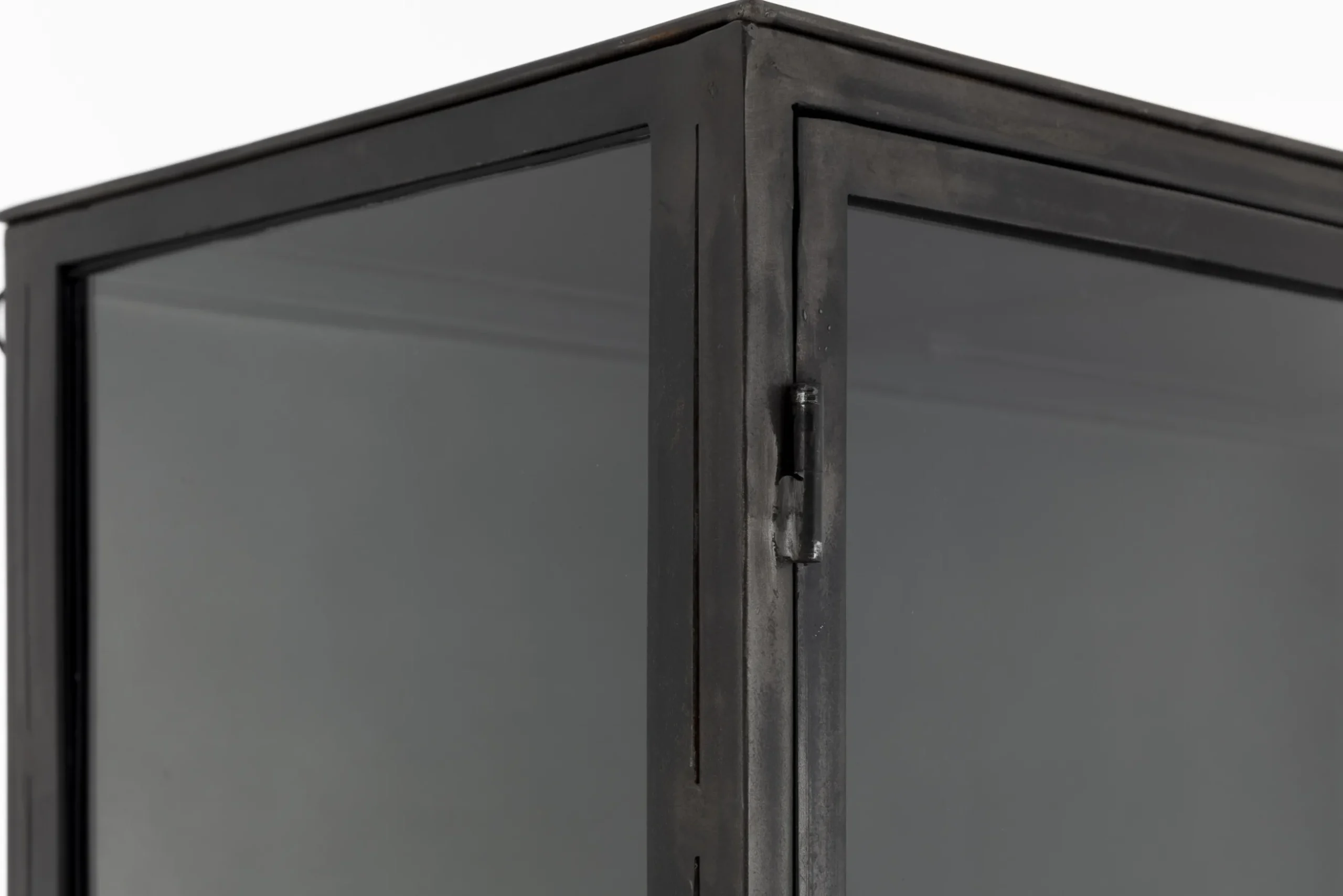 Laurance, Vitrine, Noir, Metal, 2 Portes