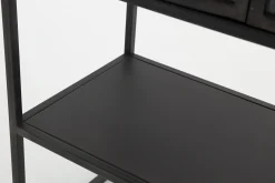 Laurance, Vitrine, Noir, Metal, 2 Portes