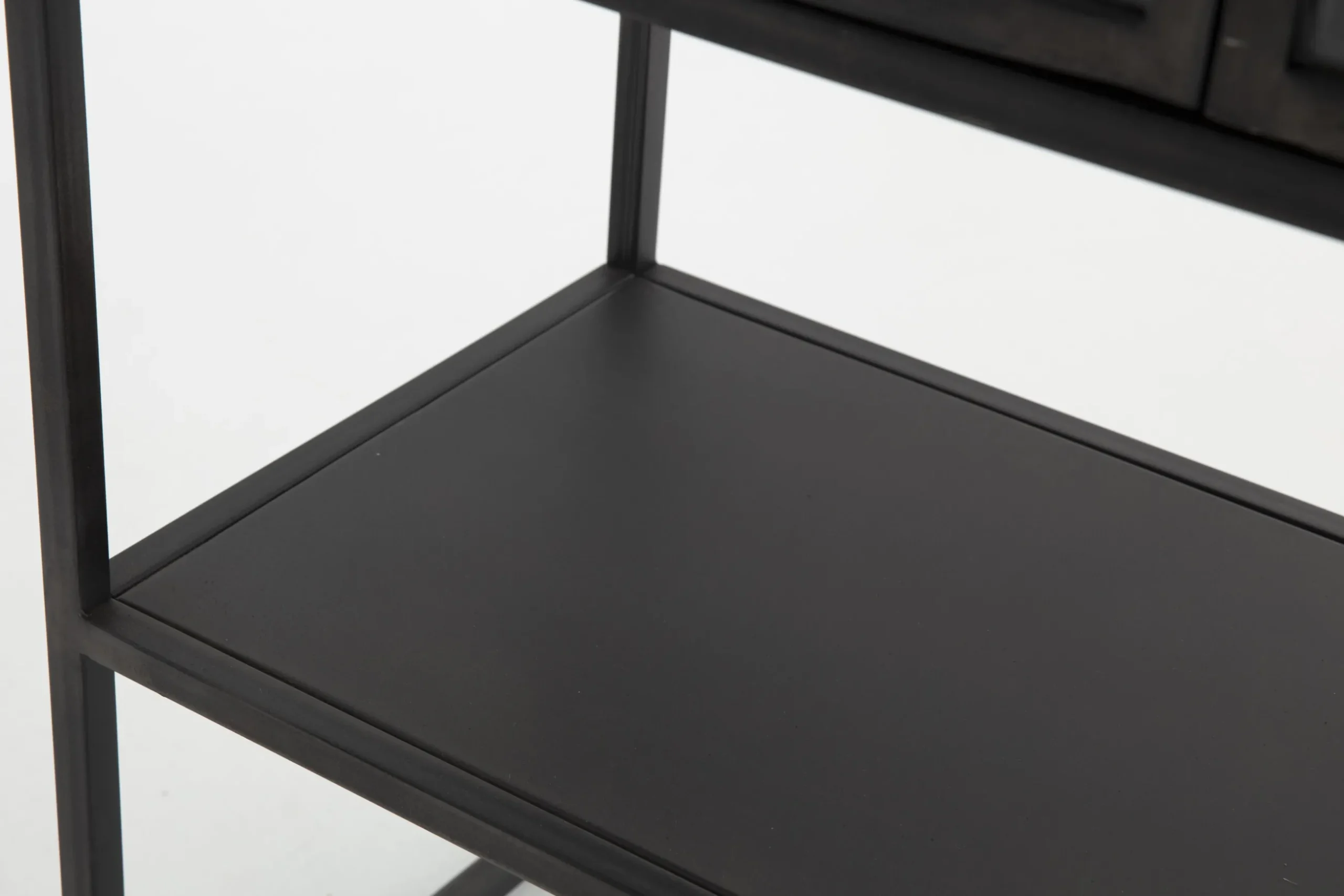 Laurance, Vitrine, Noir, Metal, 2 Portes