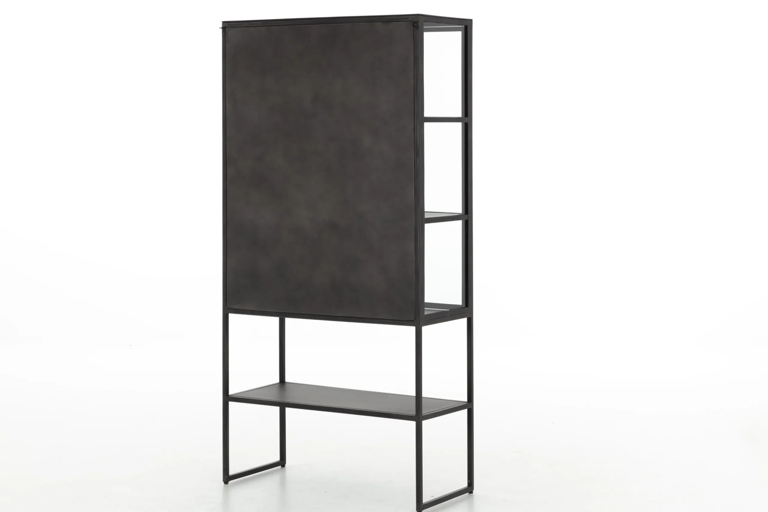 Laurance, Vitrine, Noir, Metal, 2 Portes