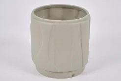 Laurena, Vase, Ceramique, Gris, S