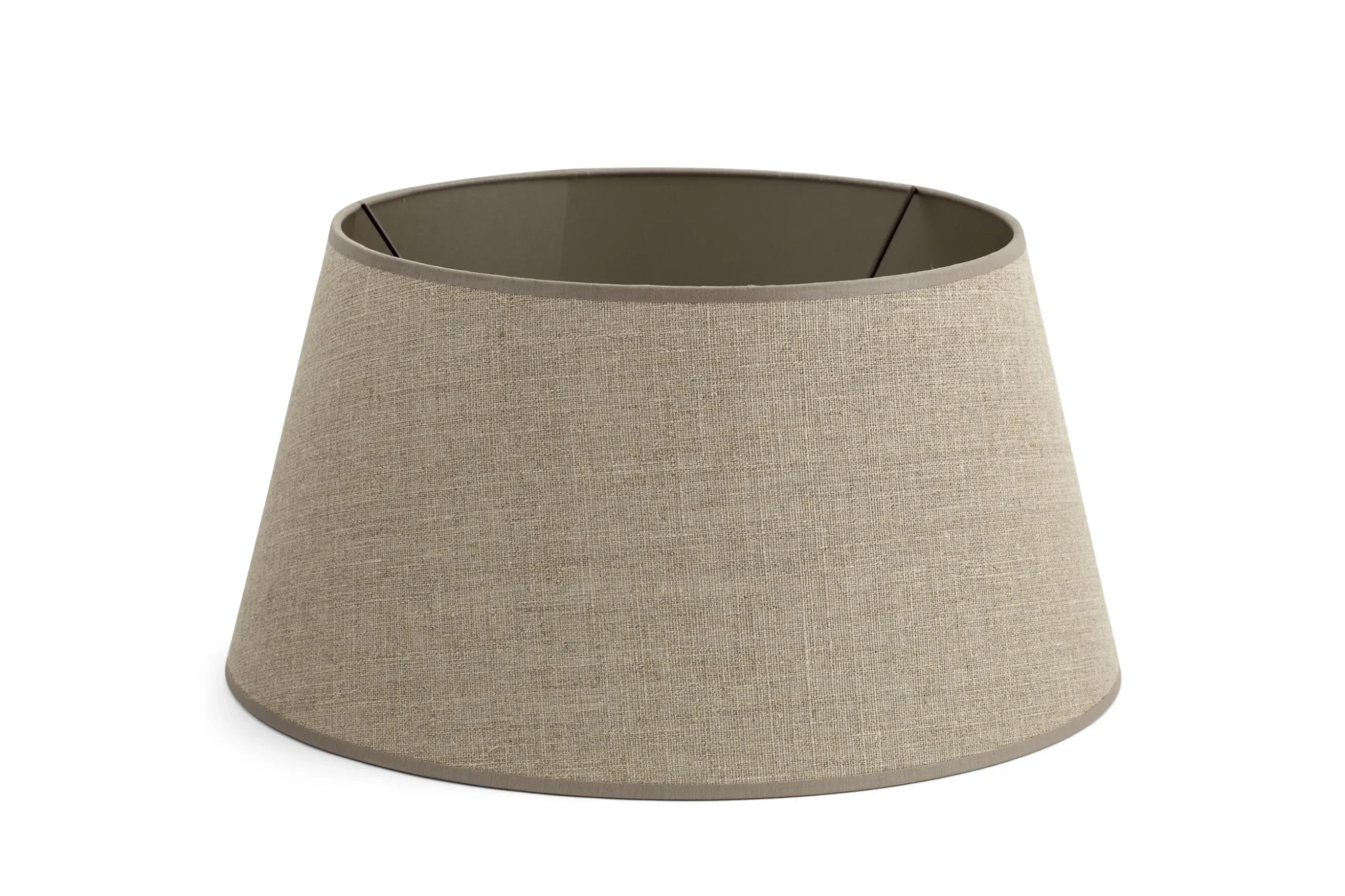 Lindro, Abat-Jour, Naturel Et Argent, Cylindre, 40 Cm