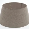 Lindro, Abat-Jour, Naturel Et Gris, Cylindre, 40 Cm