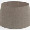 Lindro, Abat-Jour, Naturel Et Gris, Cylindre, 50 Cm