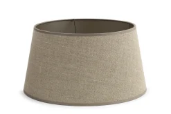 Lindro, Abat-Jour, Naturel Et Argent, Cylindre, 35 Cm