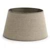 Lindro, Abat-Jour, Naturel Et Argent, Cylindre, 30 Cm