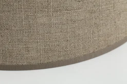 Lindro, Abat-Jour, Naturel Et Argent, Cylindre, 30 Cm