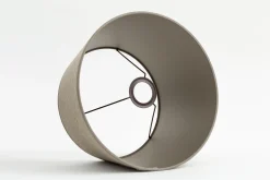 Lindro, Abat-Jour, Naturel Et Argent, Cylindre, 30 Cm