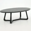 Livy, Table Basse, Ovale, Noir, L