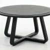 Livy, Table Basse, Ronde, Noir