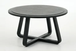 Livy, Table Basse, Ronde, Noir
