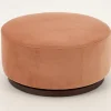 Lucas, Pouf, Rotatif, O 60, Rose