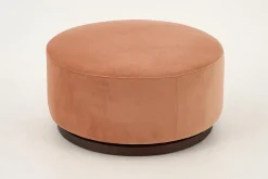 Lucas, Pouf, Rotatif, O 60, Rose