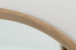 Lucente, Miroir, Chene, Rond, 33Cm