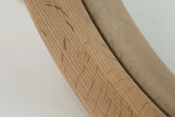 Lucente, Miroir, Chene, Rond, 33Cm