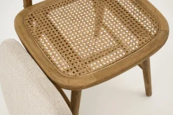 Lynn, Chaise, Chene, Roseau, Avec Coussin