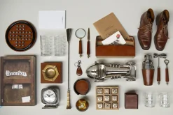 Manhattan, Decapsuleur, Cuir Marron