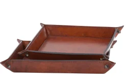 Manhattan, Plateau, Cuir Marron, L