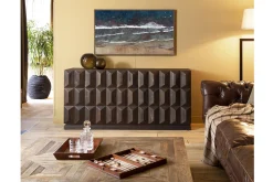 Manhattan, Plateau, Cuir Marron