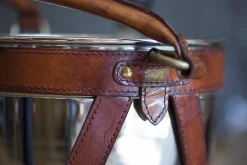 Manhattan, Refroidisseur A Vin, Poignee En Cuir Marron