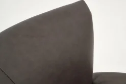 Marchetti, Fauteuil, Cuir Noir, Rotatif