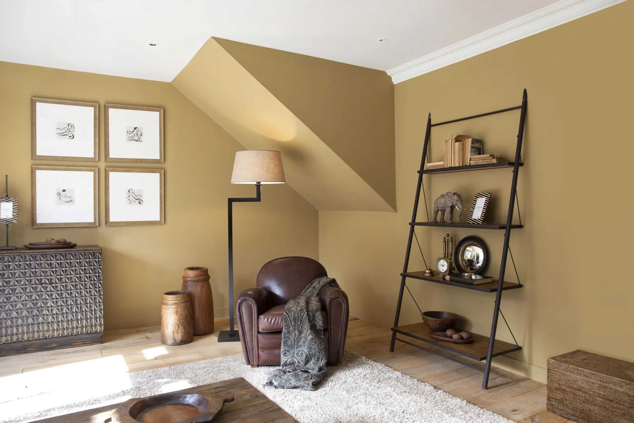 Marec, Etagere, Fer Et Sapin Recycle, L