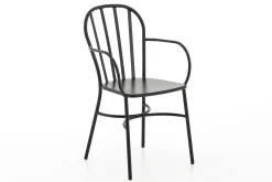 Marian, Chaise De Jardin, Noir