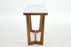 Marnix, Table Console, Chene Et Pierre