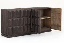 Matthews, Buffet, 4 Portes, Marron