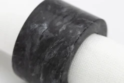 Maureen, Rond De Serviette, Marbre, Noir