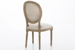 Medy, Chaise, Chene, Lin Naturel