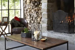 Melbury, Fauteuil Club, Marron Fonce, Cuir