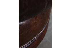 Melbury, Fauteuil Club, Marron Fonce, Cuir