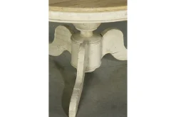 Milan, Table A Manger, Ronde, Bois Recycle, 140 Cm, Modele 1