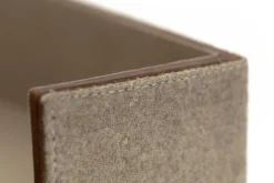 Milburn, Bac A Papier, Laine Et Cuir