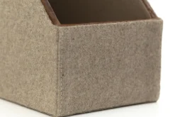 Milburn, Porte-Fichiers, Laine Et Cuir