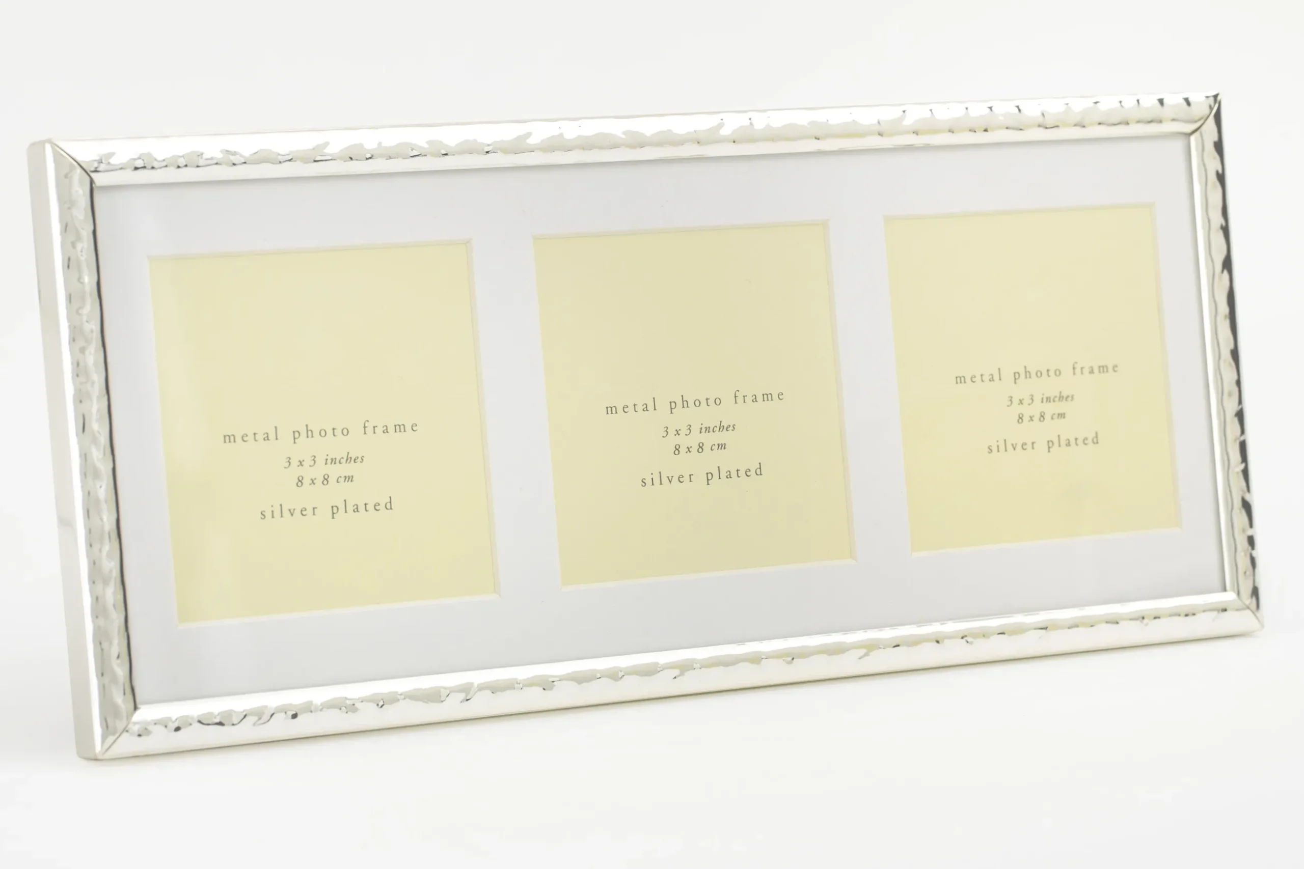 Millet, Cadre Photo, Plaque Argent, 8X8, Modele 2