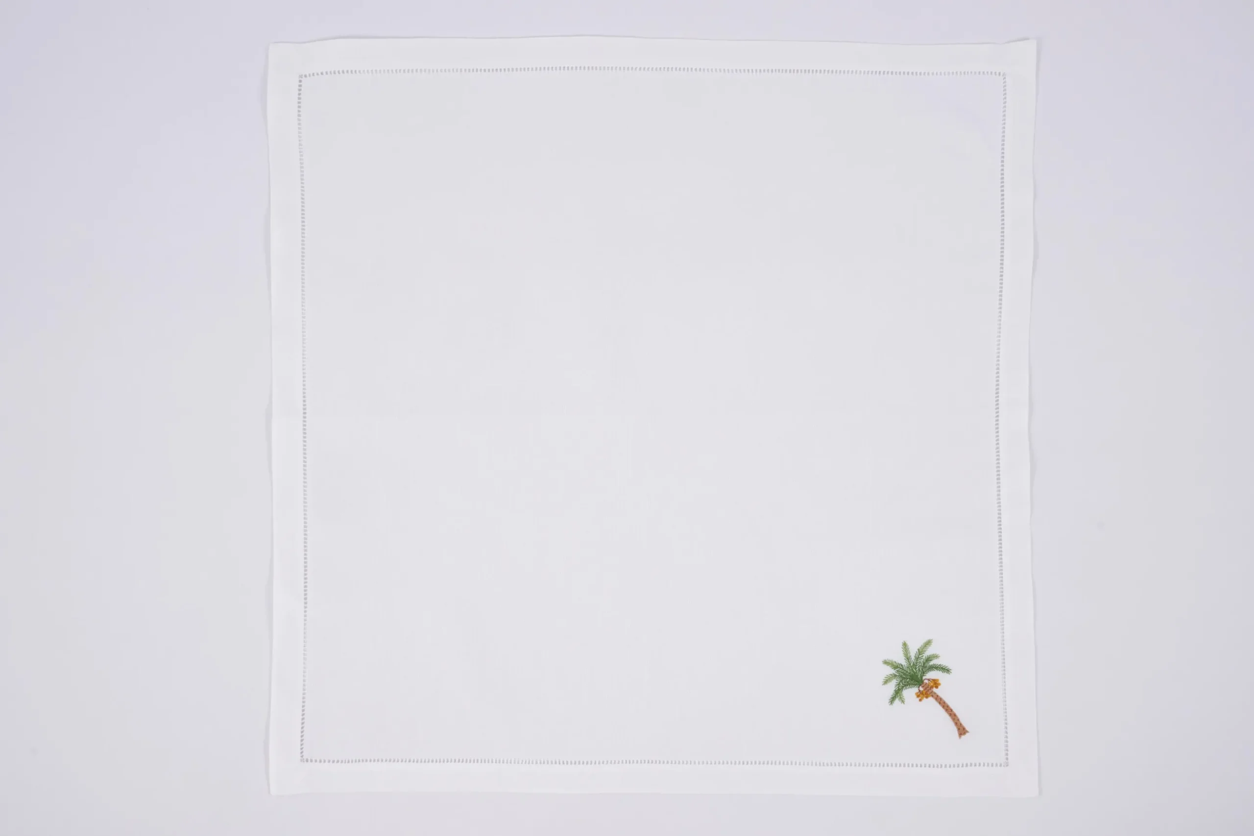 Mimosa, Serviette, Broderie, Lot De 6