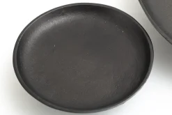 Mortimer, Plat, Metal, Noir, L