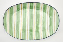 Nanna, Assiette De Service, Vert, Ovale