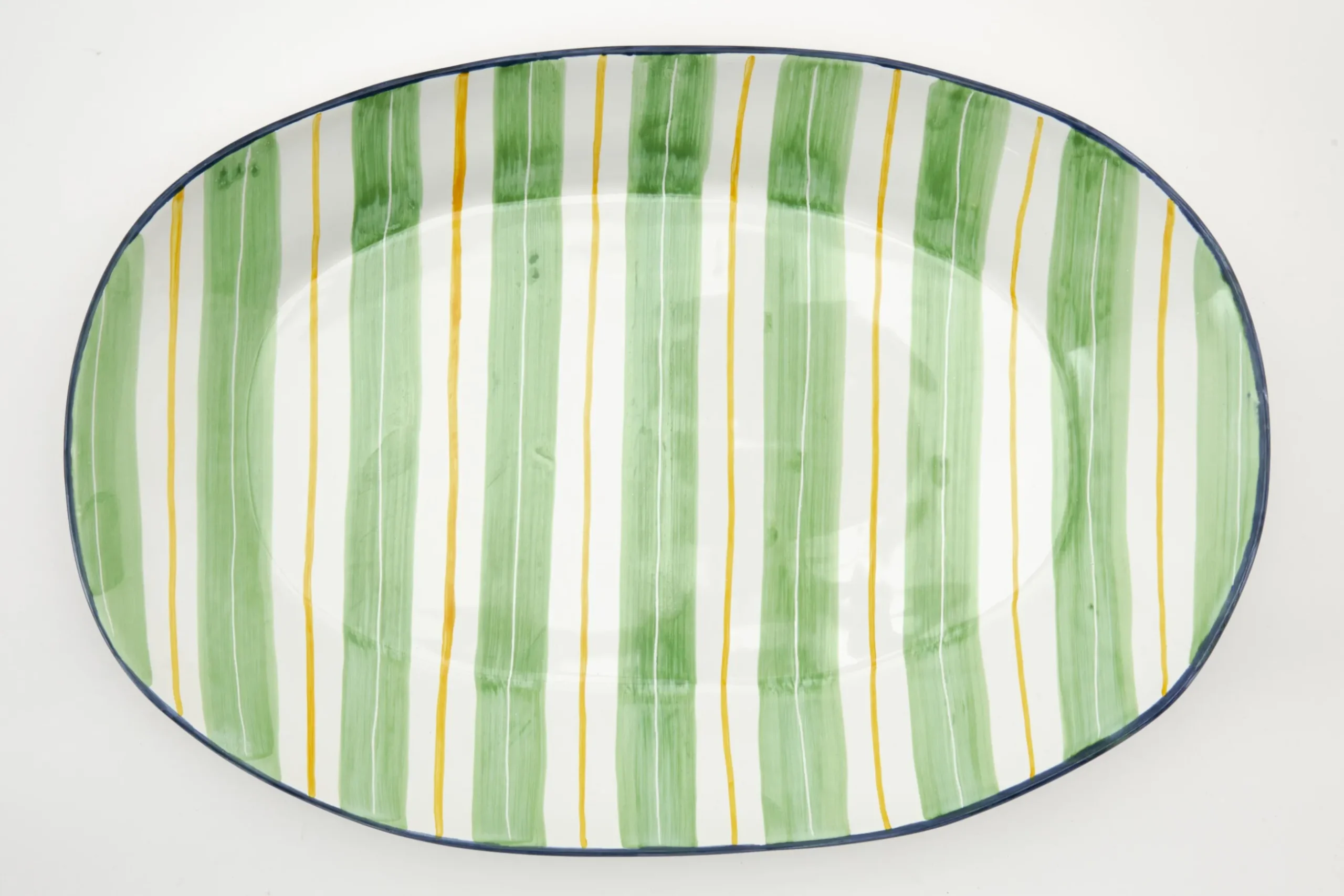 Nanna, Assiette De Service, Vert, Ovale
