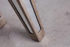 Naxos, Table Console, Miroir Verre Et Bois