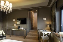 Naxos, Table Console, Miroir Verre Et Bois