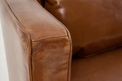 Nelia, Fauteuil, Cuir Cognoac, Rotatif