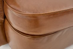 Nelia, Fauteuil, Cuir Cognoac, Rotatif