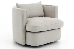 Nelia, Fauteuil, Naturel, Rotatif