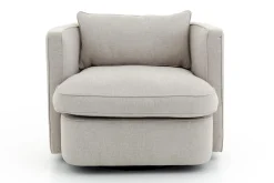Nelia, Fauteuil, Naturel, Rotatif