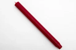 Nell, Bougie De Table, Couleur Rouge, Lot De 4