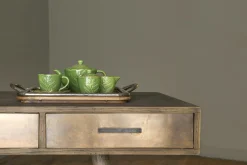 Nontemar, Bureau, Bois Et Laiton